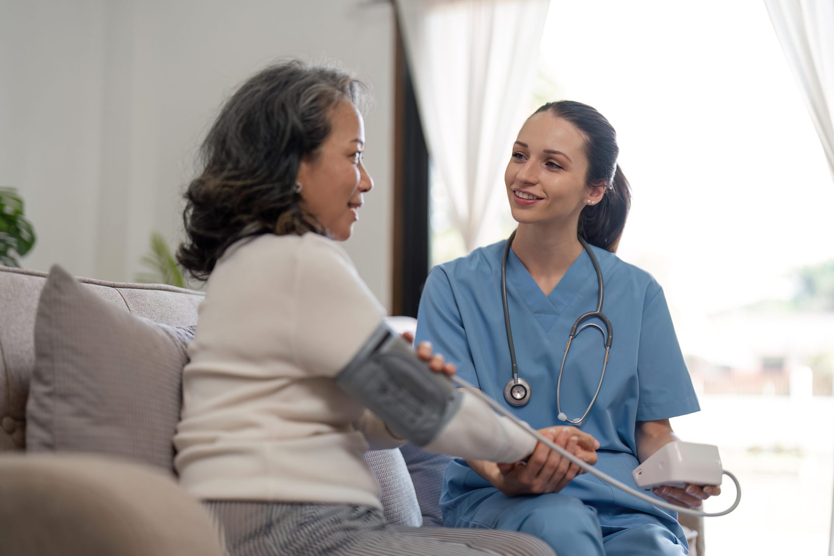 Clinician reviewing a patient's chronic care data on the WatchWell platform
